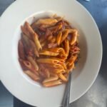 Penne Amatricana at La Piazzetta
